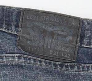 Levi's 511 Men's Blue Denim Straight Fit Jeans W31 L32