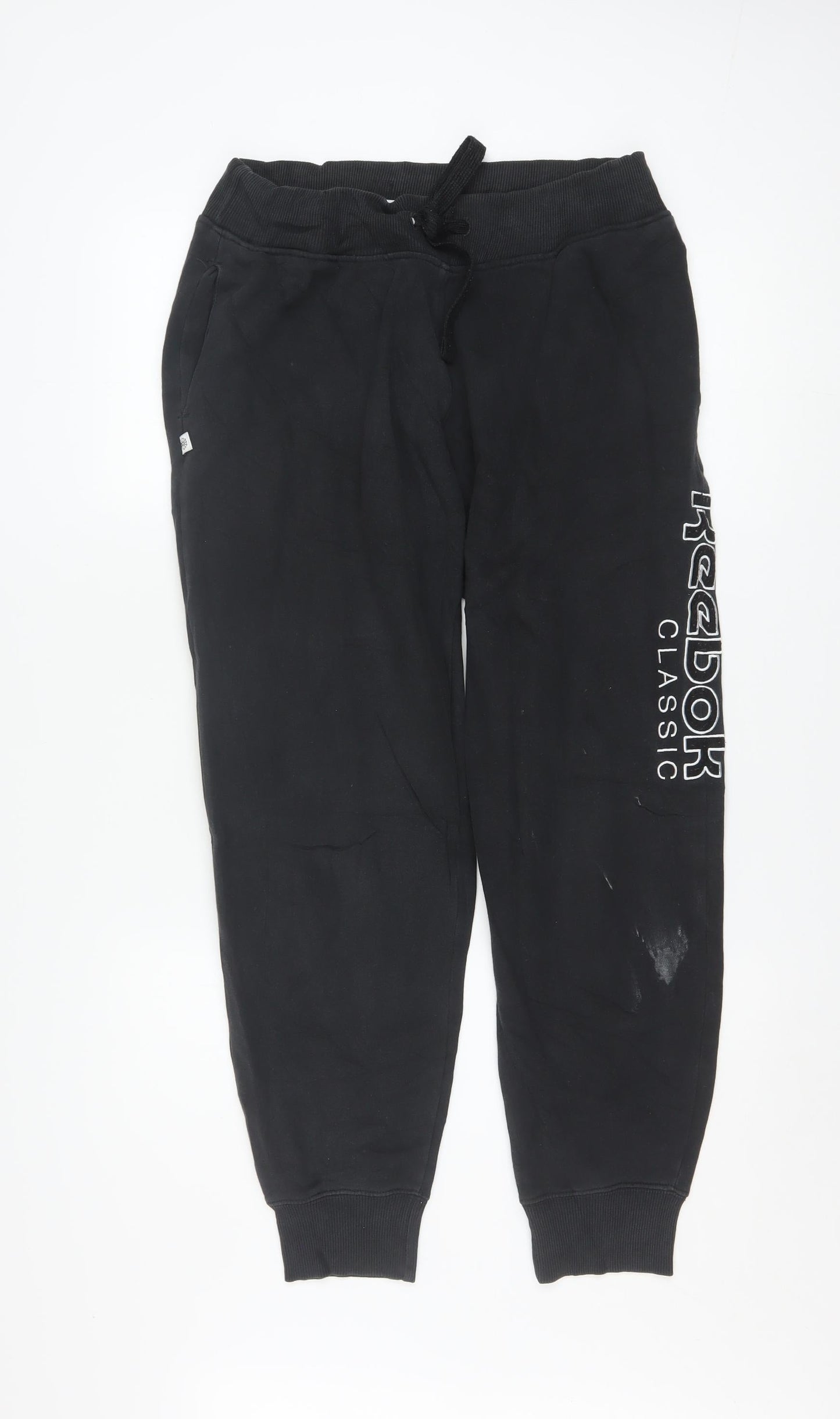 Reebok Classic Women's Black Jogger Sweatpants Size M Cotton Blend