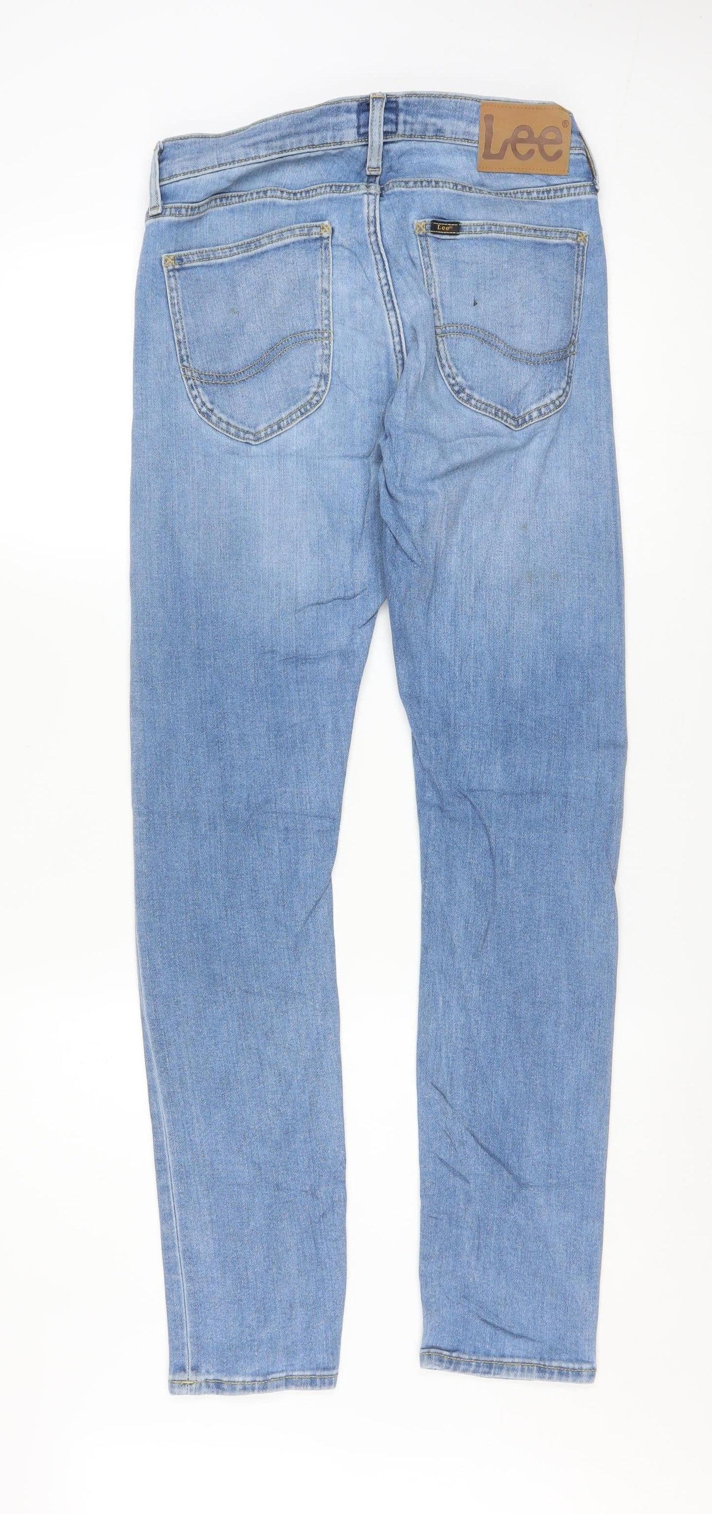 Lee Mens Blue Luke Slim Fit Jeans W29 L32 Denim 5-Pocket