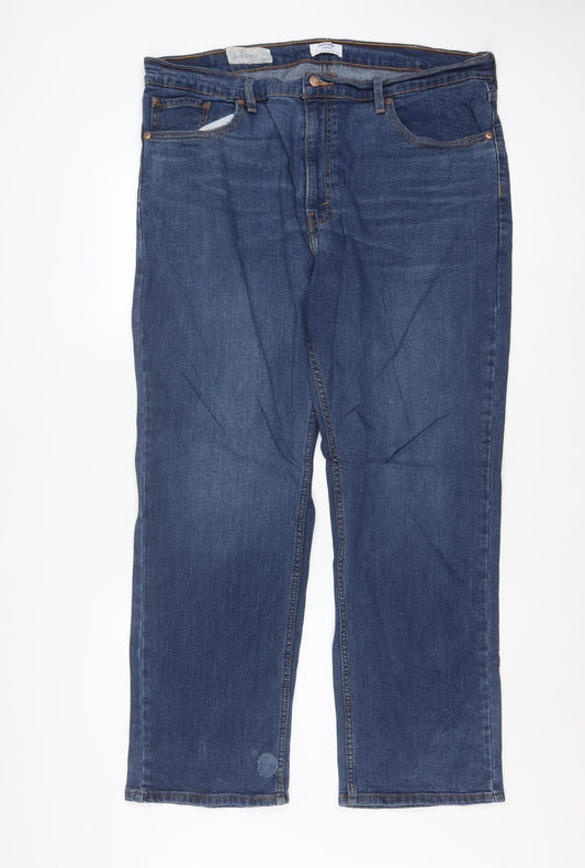 Levi's Denizen Men's Blue Regular Fit Straight Leg Jeans W38 L30