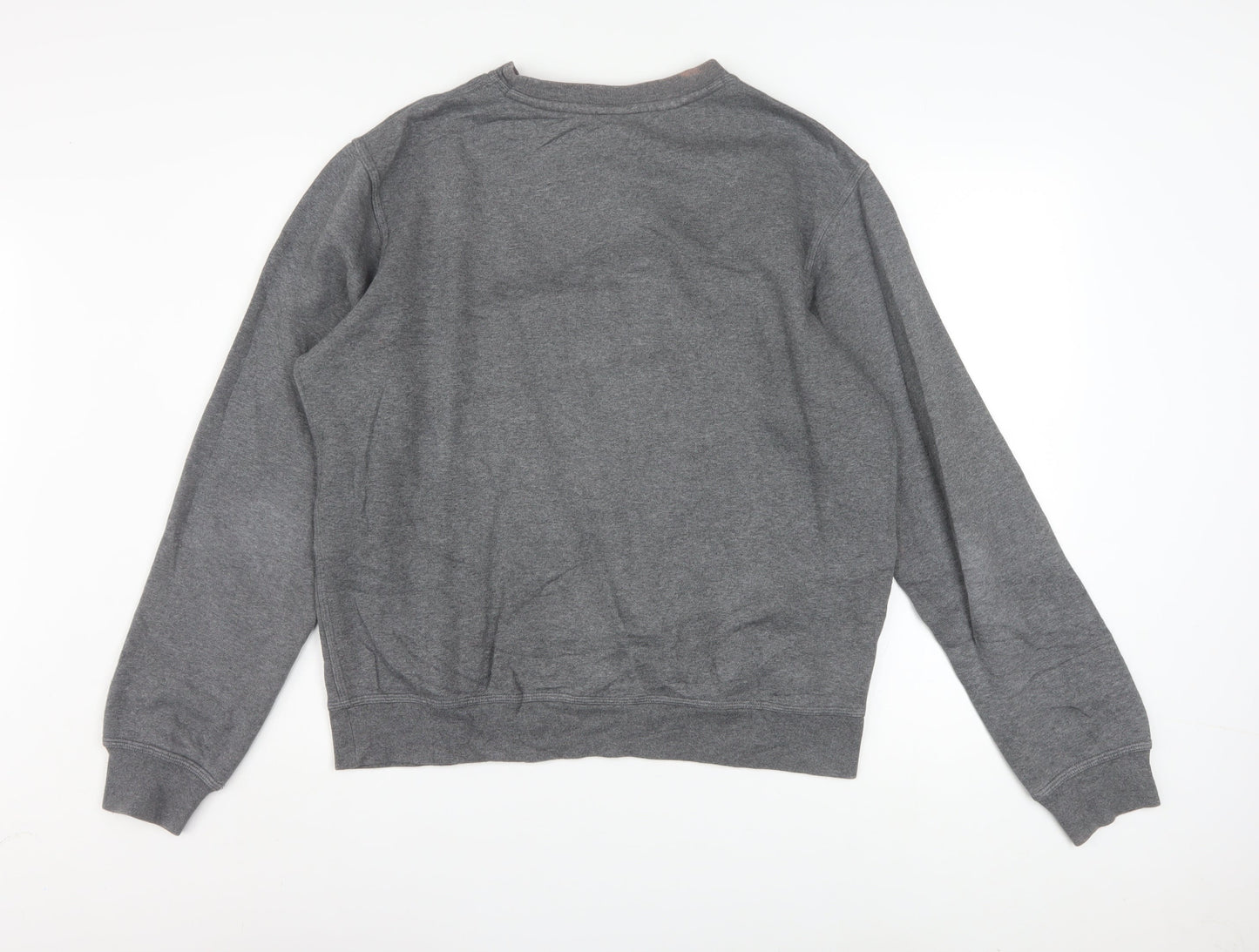 Nike Men's Grey Crew Neck Pullover Sweatshirt Size M