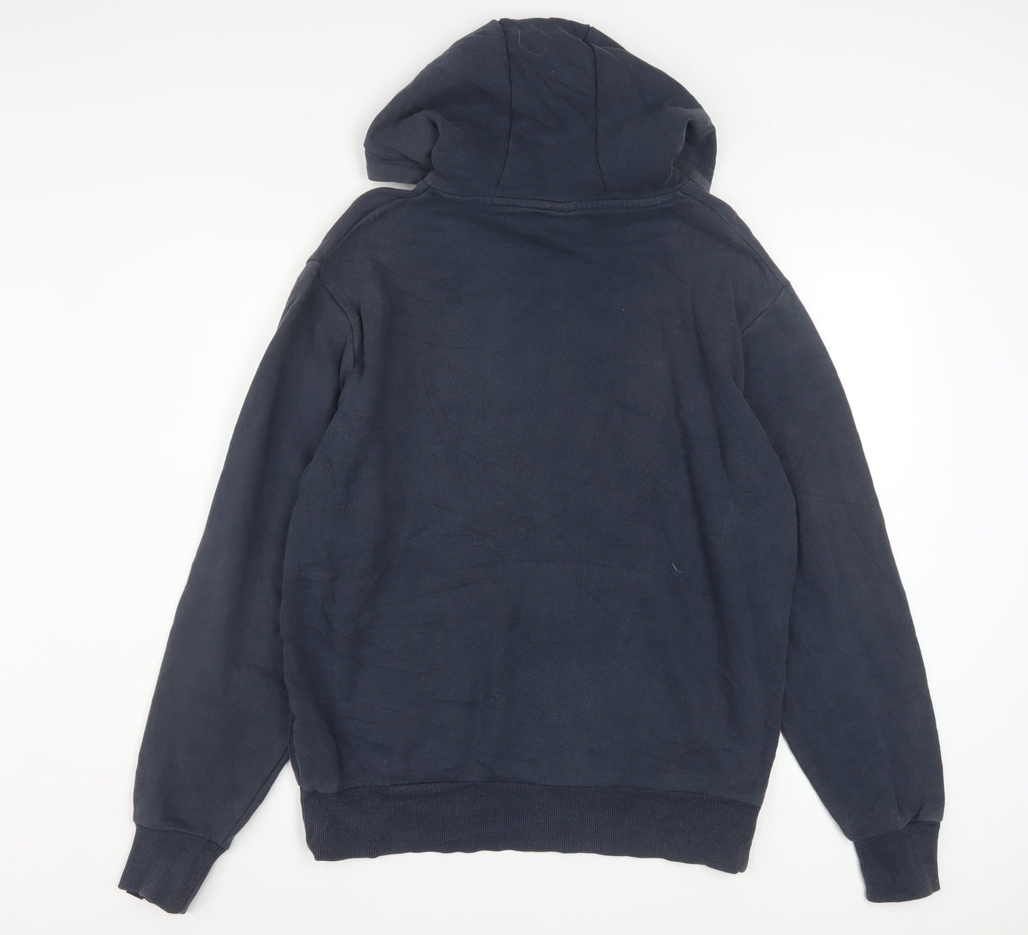 Ellesse Men's Blue Pullover Hoodie L Sports Graphic Fleece