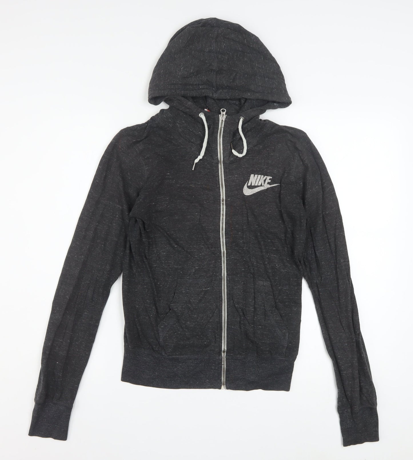 Nike Men's Black Full Zip Hoodie Small Lightweight Sportswear
