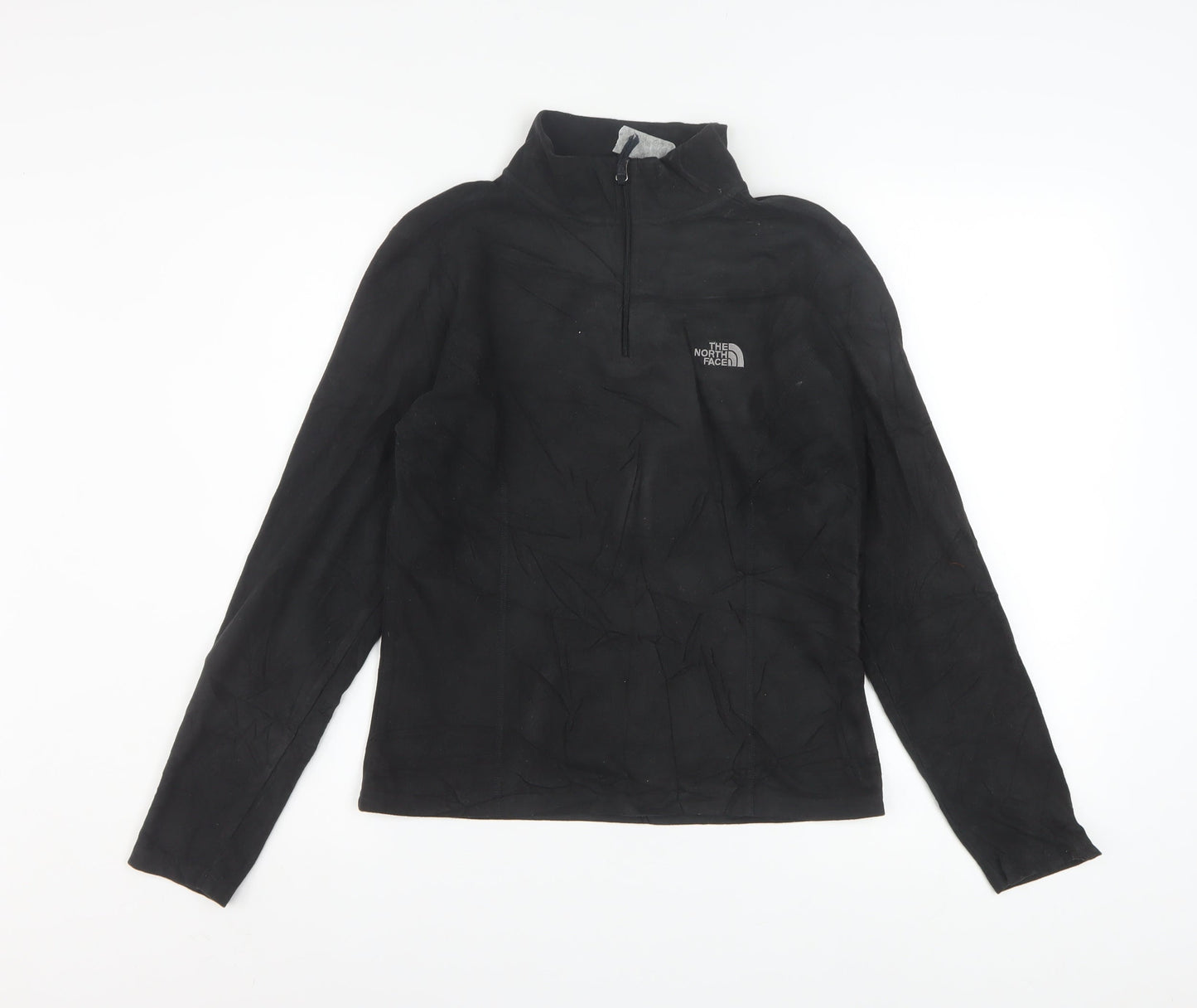 The North Face Women's Black Small 1/4 Zip Fleece Sweatshirt