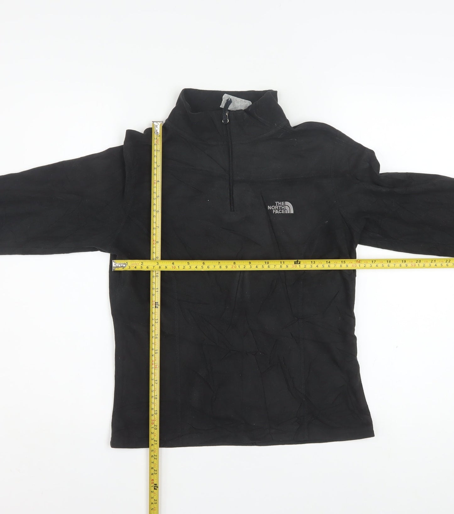 The North Face Women's Black Small 1/4 Zip Fleece Sweatshirt
