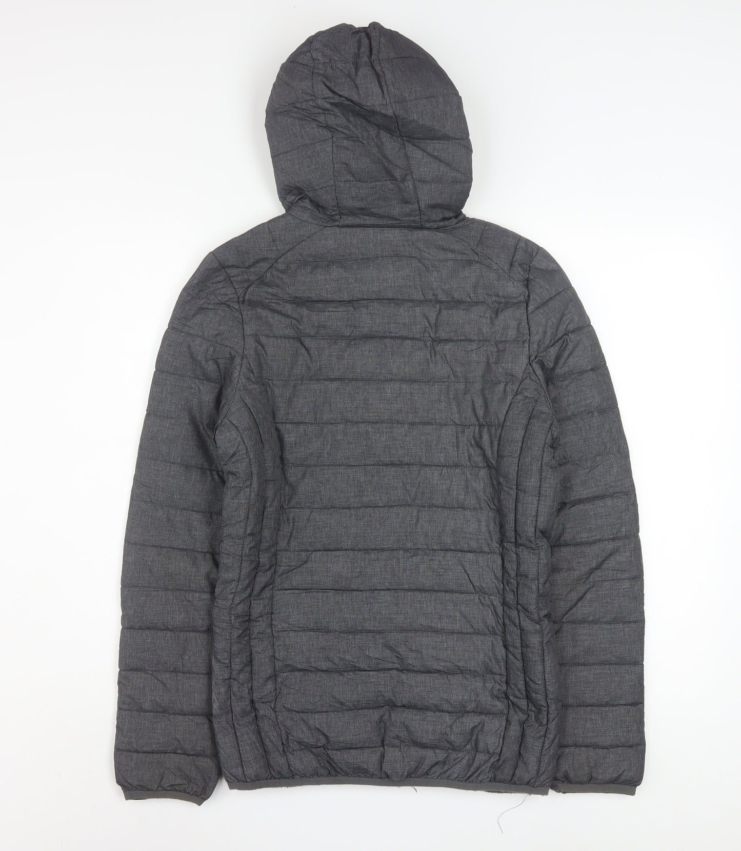 Ellesse Womens Grey Size 6 Hooded Puffer Jacket