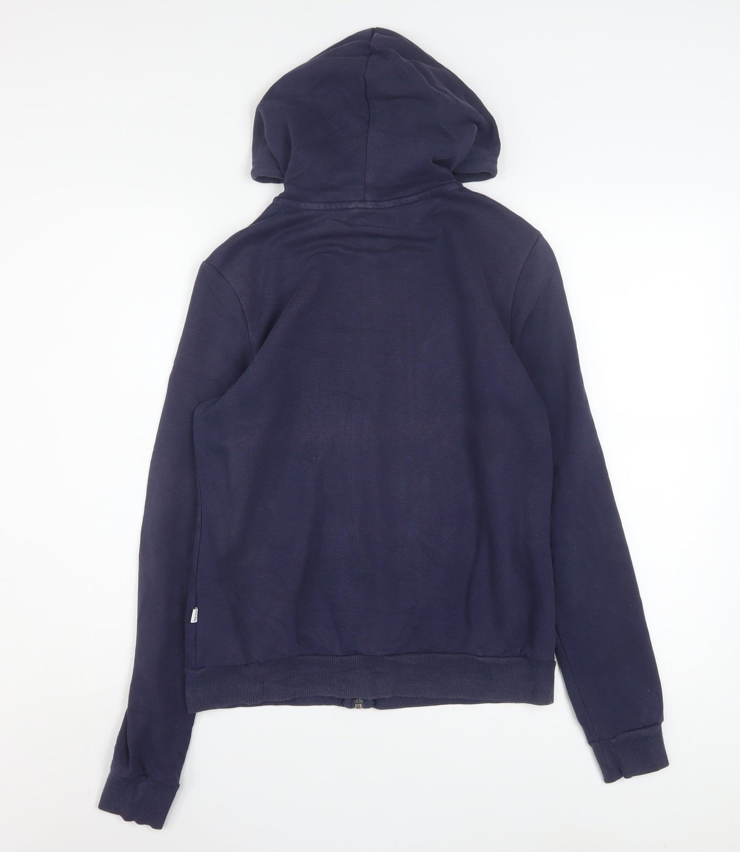 PUMA Women's Navy Full Zip Hoodie Size 12 Cotton Blend