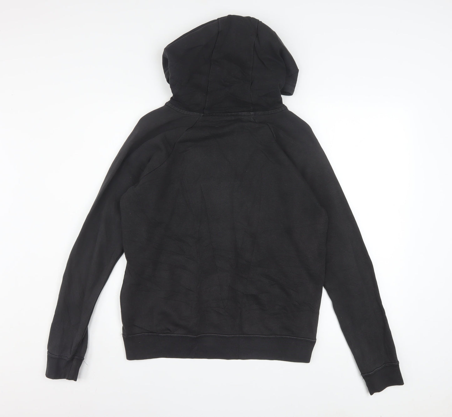 Nike Men's Black Pullover Hoodie Small Fleece Logo Sweatshirt
