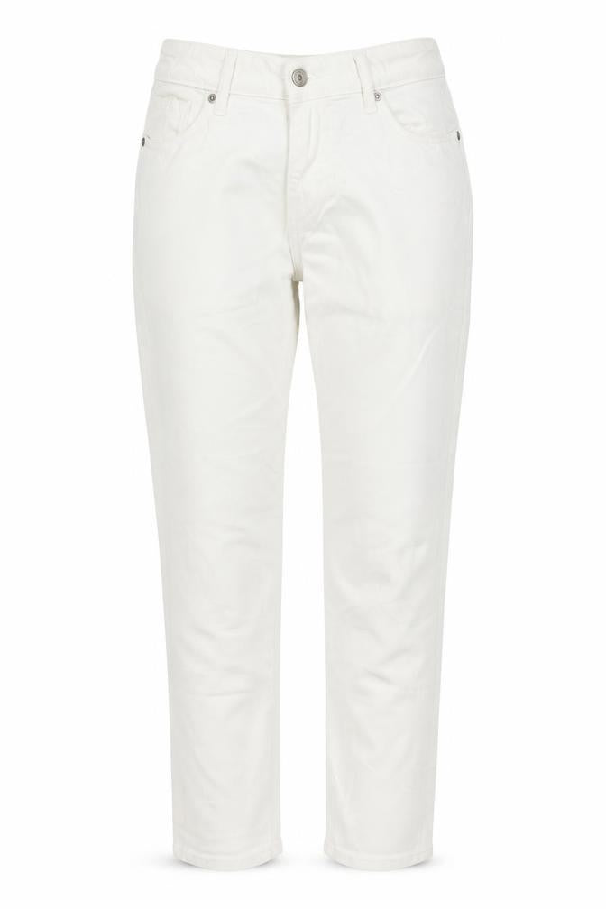 Levi's Women's White Classic Crop Denim Jeans Size 26 Regular Fit