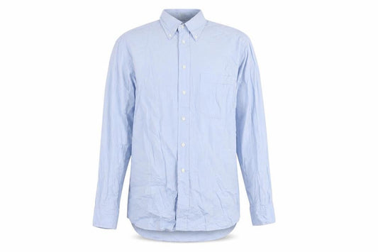 Hugo Boss Men's Blue 41 Button-Down Long Sleeve Cotton Shirt