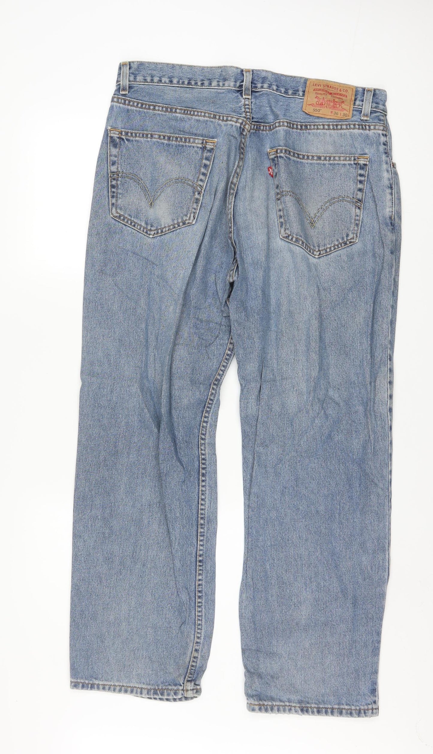 Levi’s 550 Men’s Blue Relaxed Fit Straight Leg Jeans W36 L30