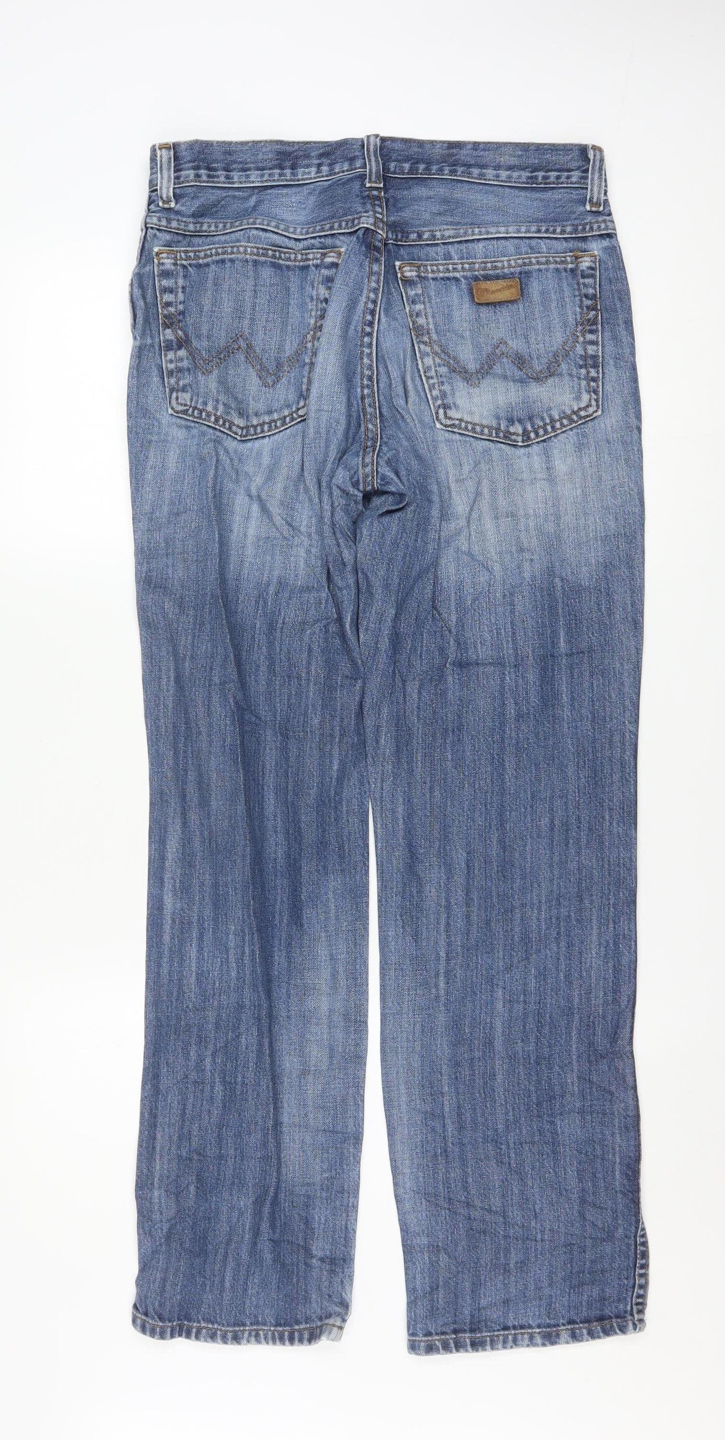 Wrangler Men's Blue Straight Texas Jeans W32 L32 Regular Fit Denim