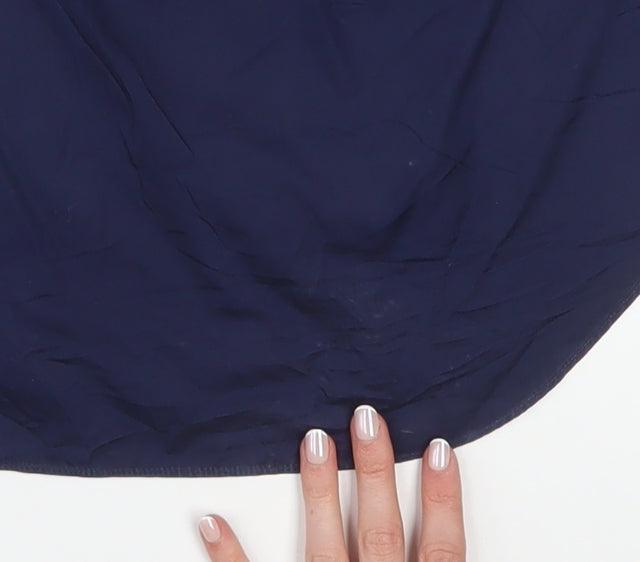 Armani Collezioni Men's Blue 15.5 Regular Fit Long Sleeve Button-Up Shirt