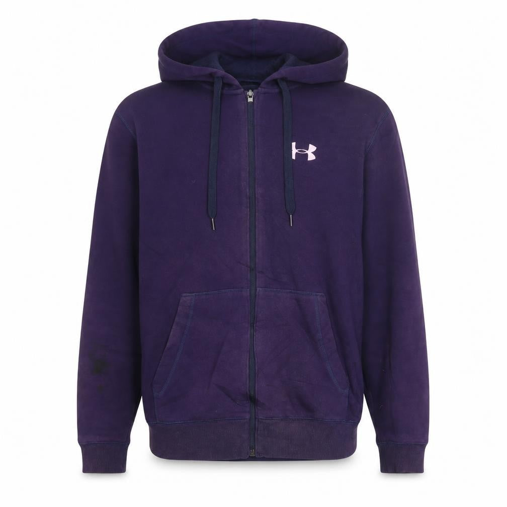 Under Armour Men's Purple Full Zip Hoodie Size M Athletic Fit