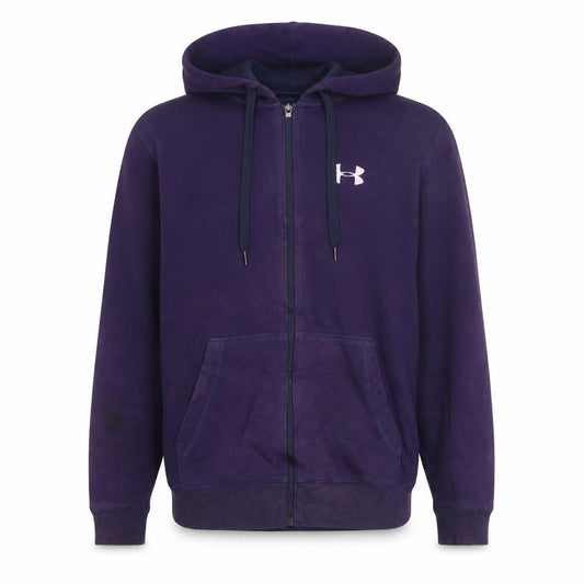 Under Armour Men's Purple Full Zip Hoodie Size M Athletic Fit