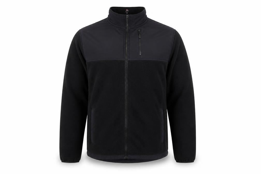 Aeropostale Men's Black Fleece Softshell Windbreaker Jacket XL