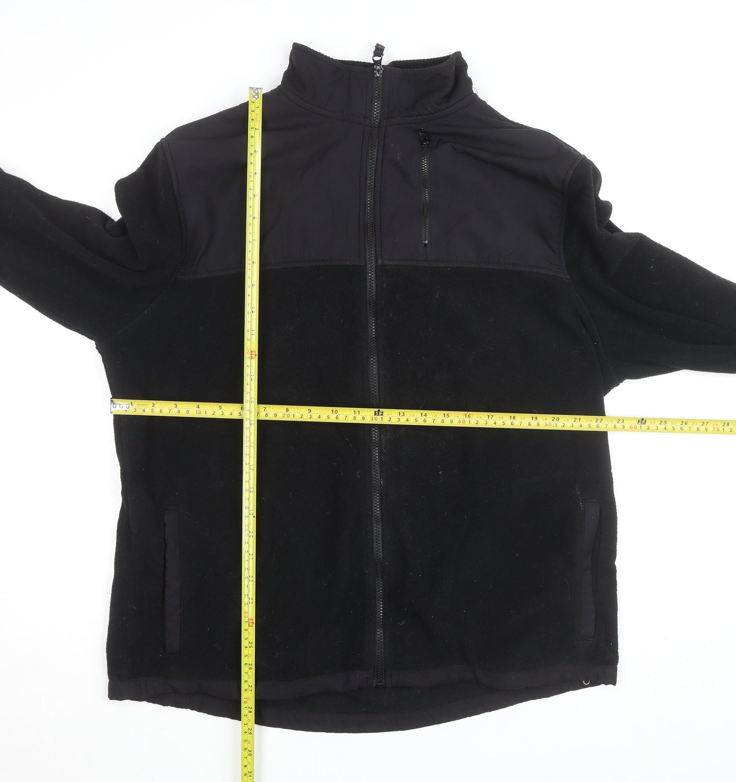 Aeropostale Men's Black Fleece Softshell Windbreaker Jacket XL