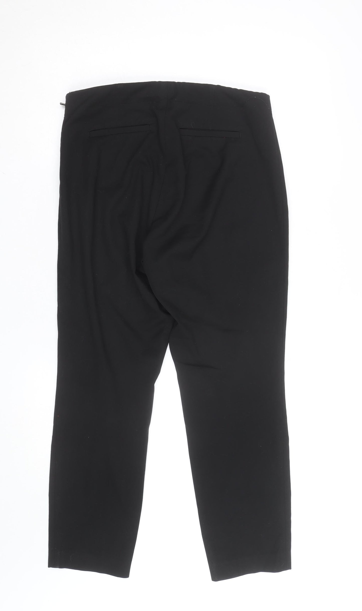 Calvin Klein Women's Black Size 8 Slim Tapered Trousers