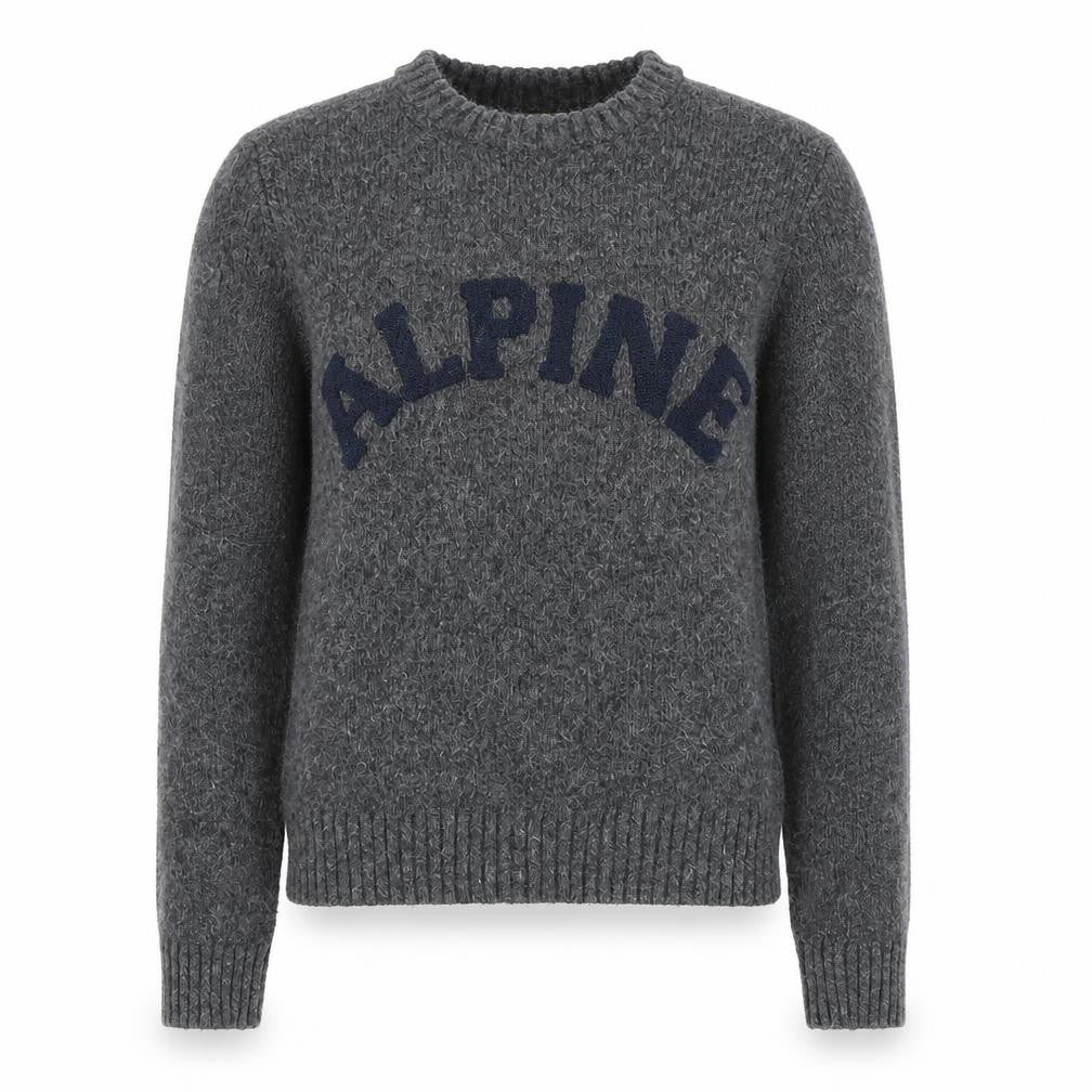 H&M Women's Grey Wool Blend Crew Neck Pullover Jumper XS