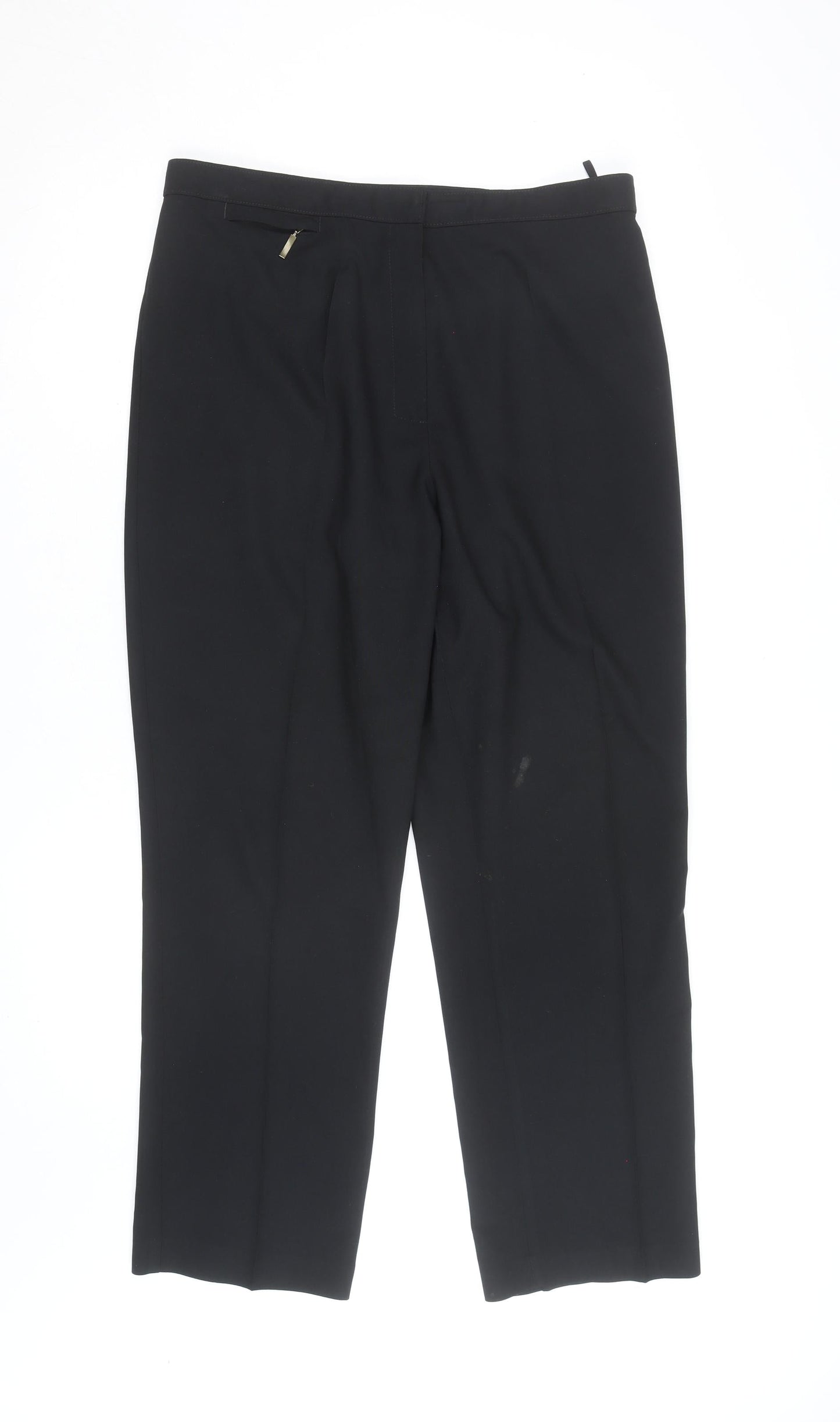 Marks and Spencer Men's Black Dress Trousers Medium Regular Fit