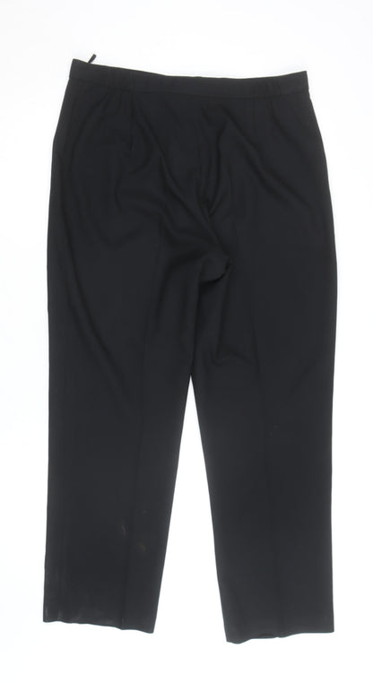 Marks & Spencer Men's Black Dress Trousers Medium Regular Fit