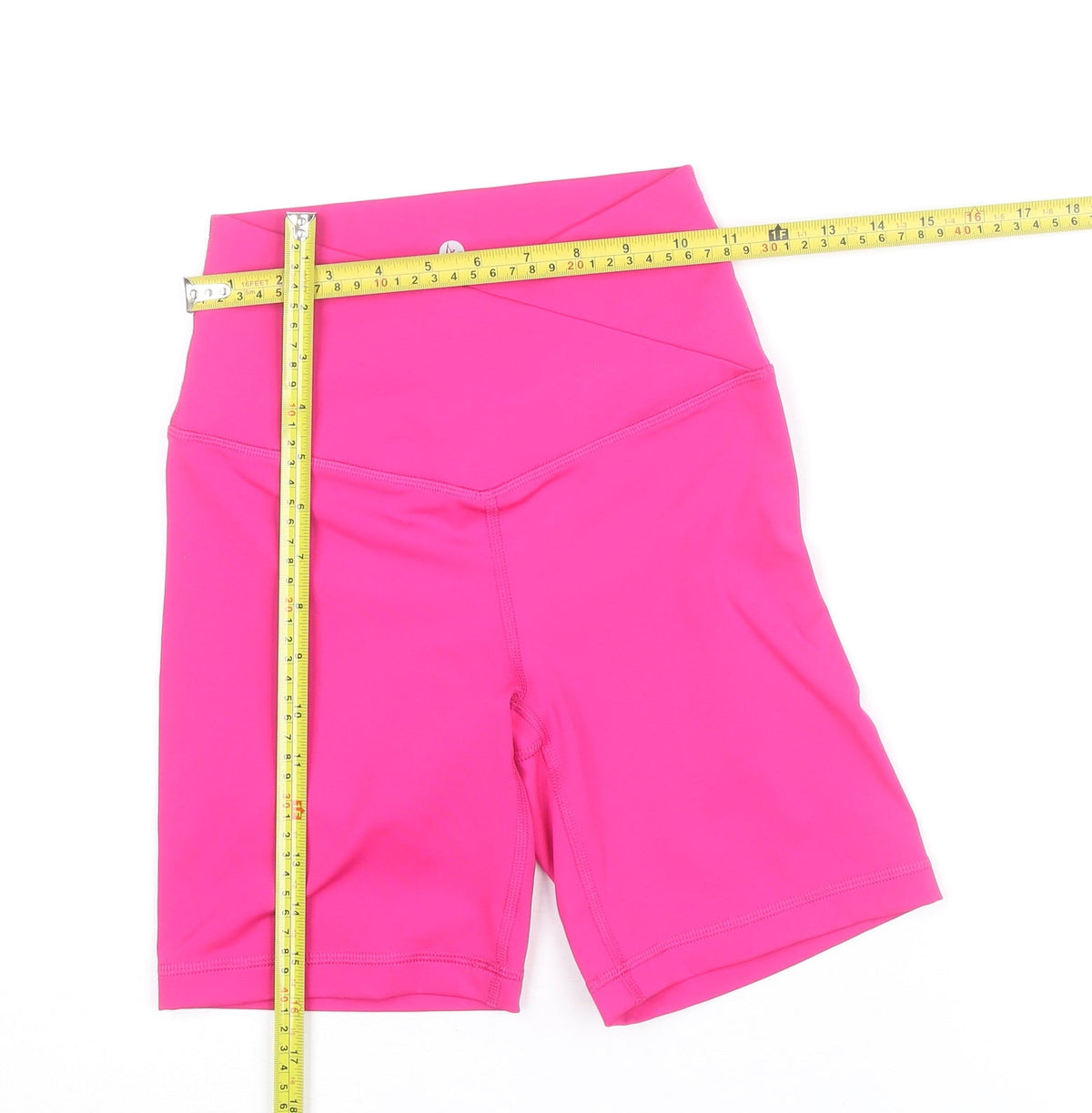 90 Degree by Reflex Womens Pink XS Biker Shorts Yoga Gym Activewear