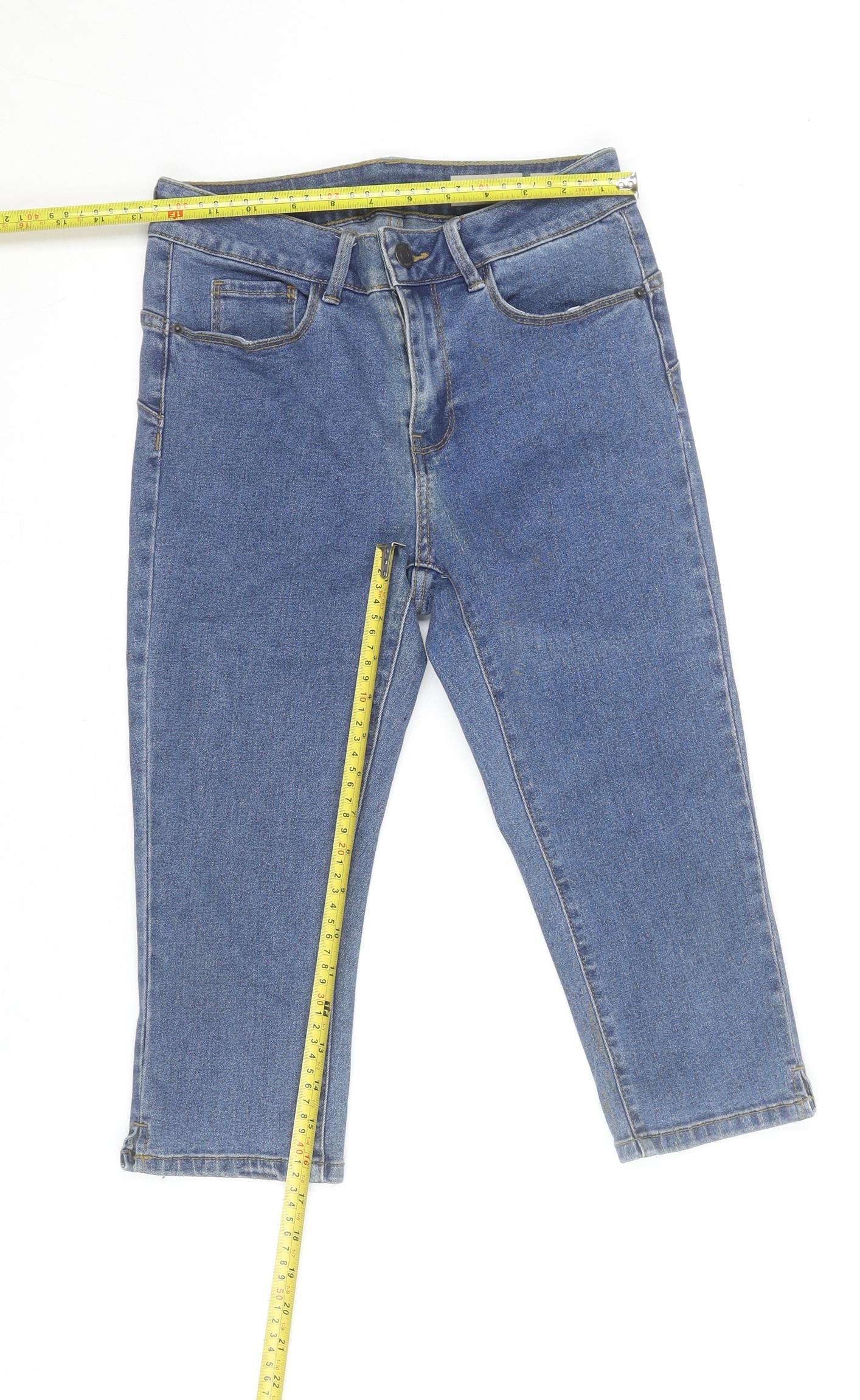 Vero Moda Womens Blue XS Slim Ankle Denim Jeans