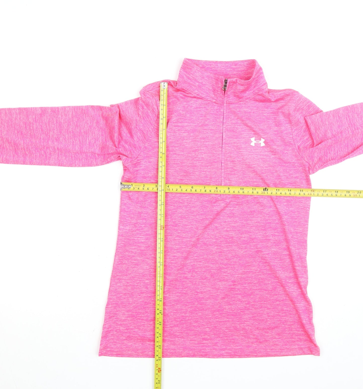 Under Armour Women’s Pink Long Sleeve 1/4 Zip Activewear Top XS