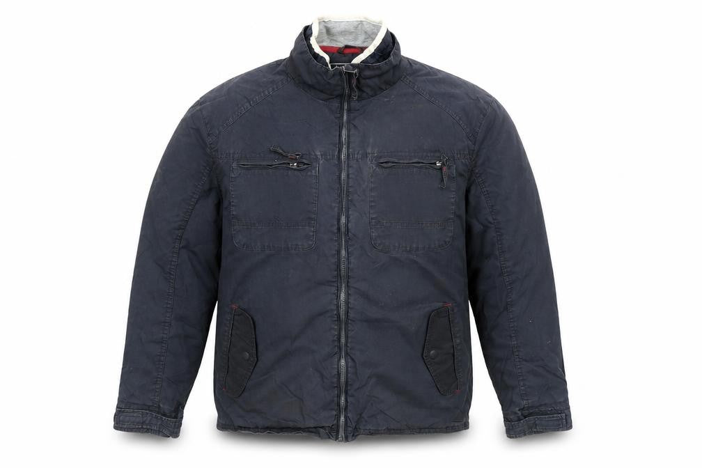 Maine New England Men's Blue XL Shower Resistant Jacket