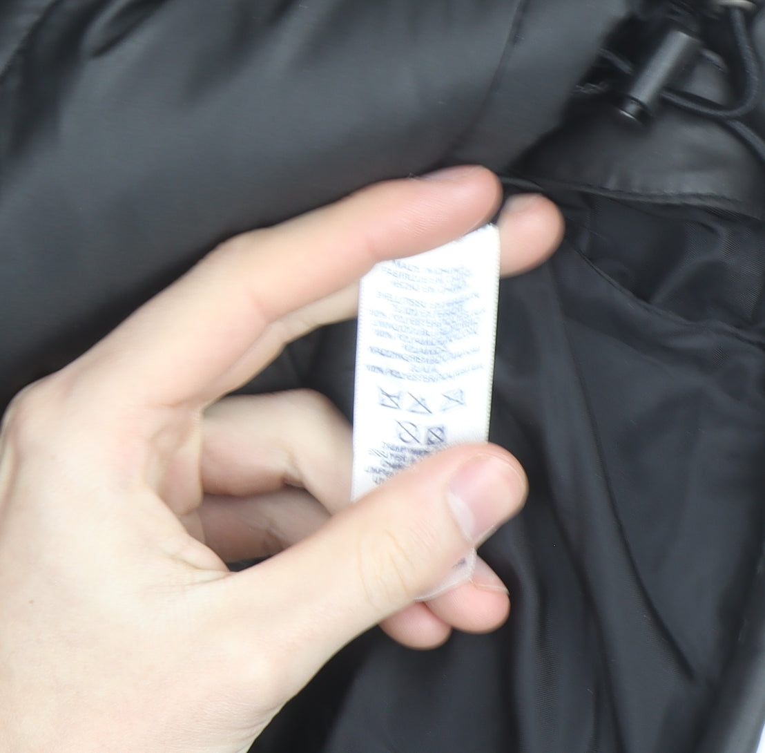 French Connection Men’s Black Puffer Jacket M Winter Warm