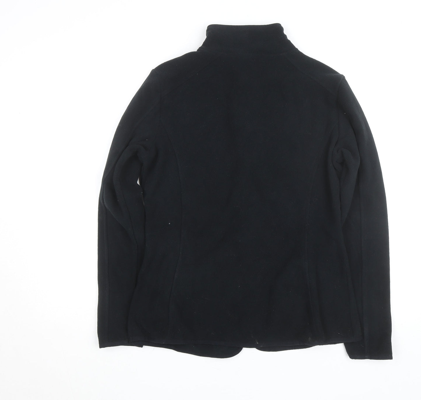 Dunnes Women's Black Fleece Full Zip Active Jacket Size 12