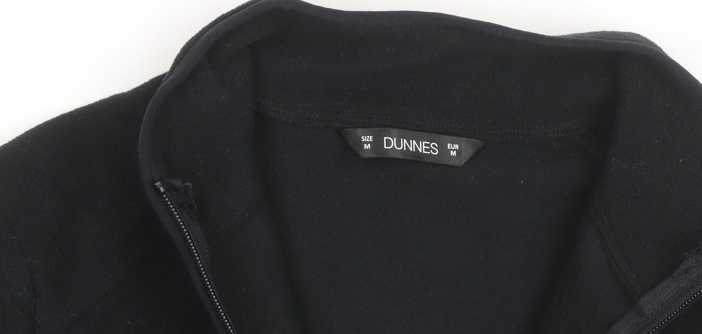 Dunnes Women's Black Fleece Full Zip Active Jacket Size 12