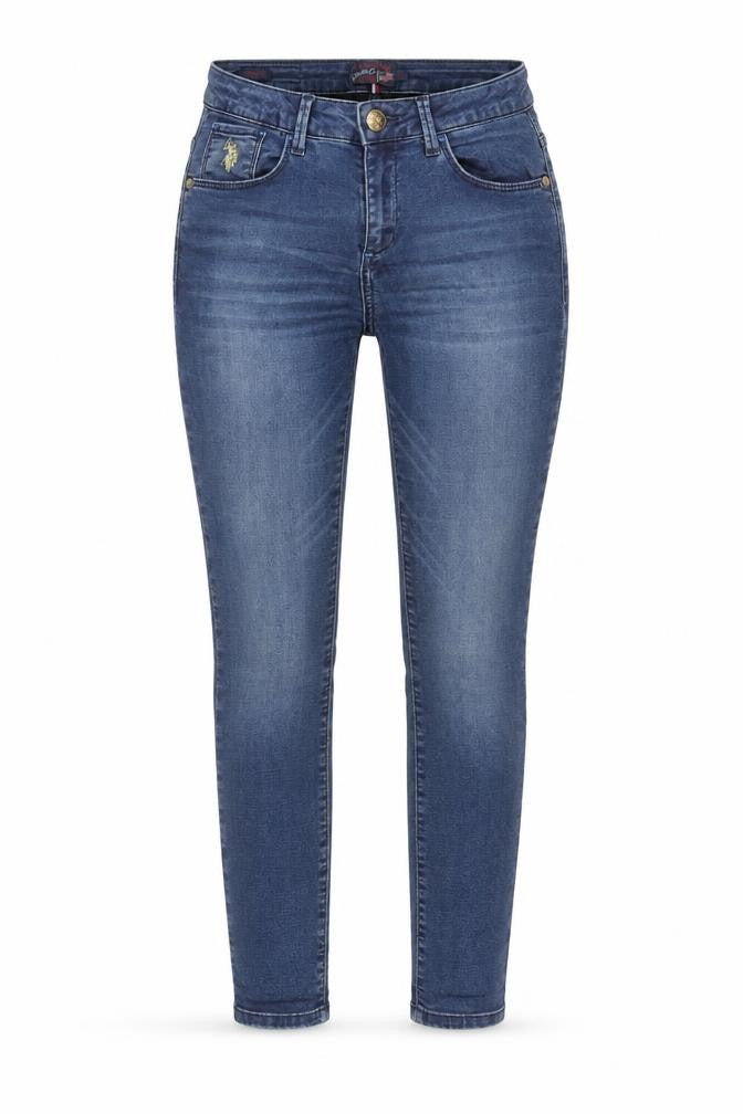 U.S. Polo Assn Women Blue Skinny Jeans Size 8 Denim Stretch