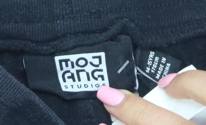 Mojang Studios Boys Black Minecraft Jogger Sweatpants 14-15 Years