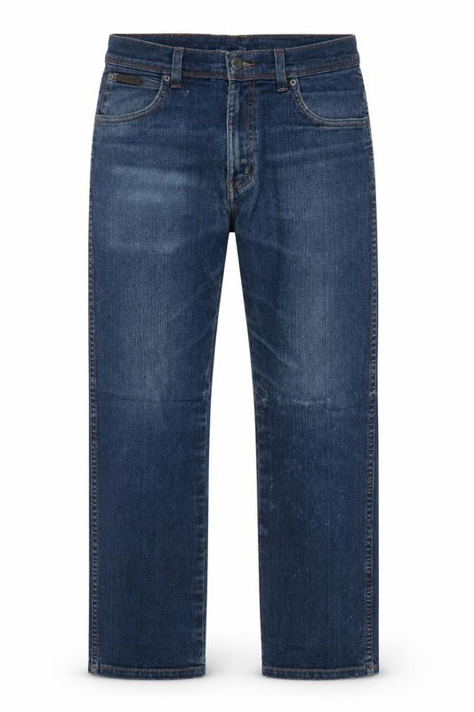 Wrangler Men Blue 32W 30L Texas Stretch Straight Denim Jeans