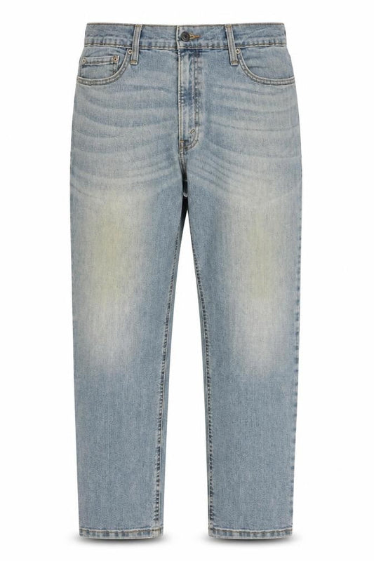 Levi Strauss Men's Blue 38x30 Regular Fit Straight Denim Jeans