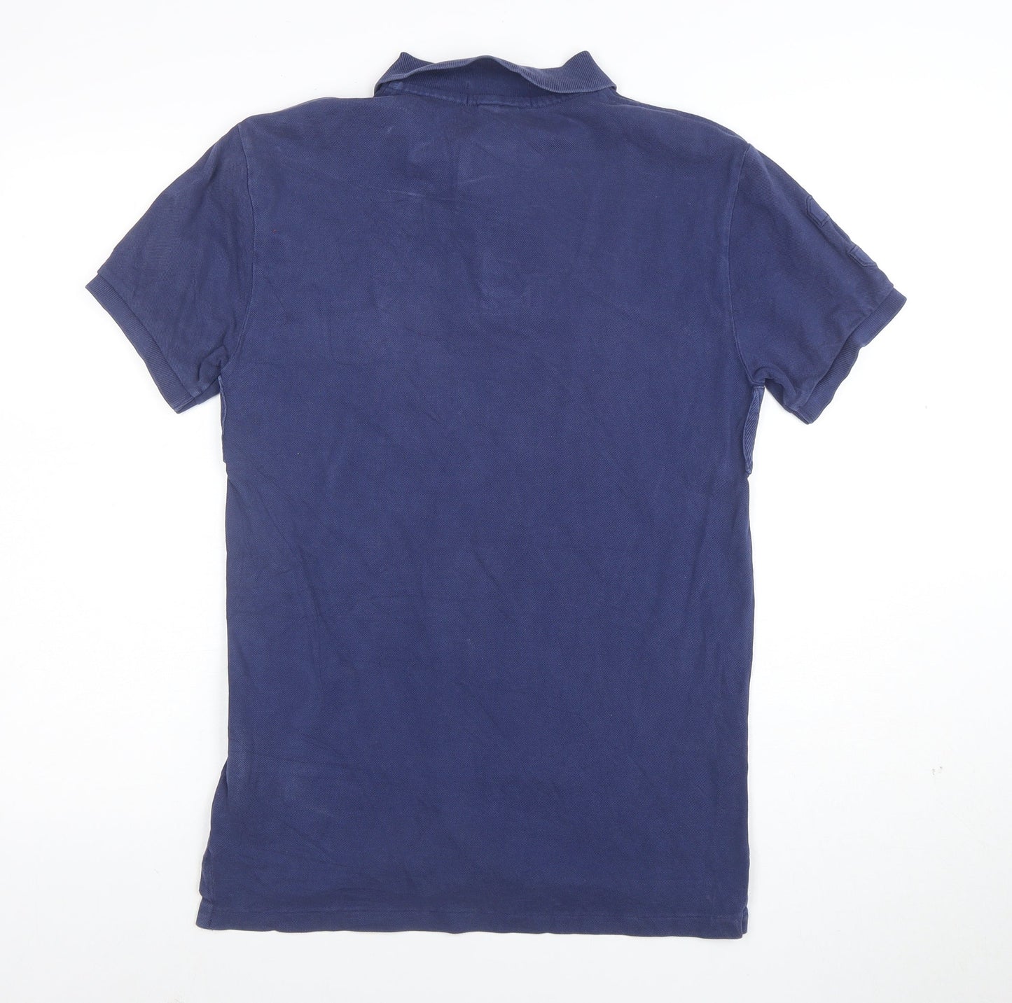Ralph Lauren Men's Blue Slim Fit Short Sleeve Polo Shirt Size S