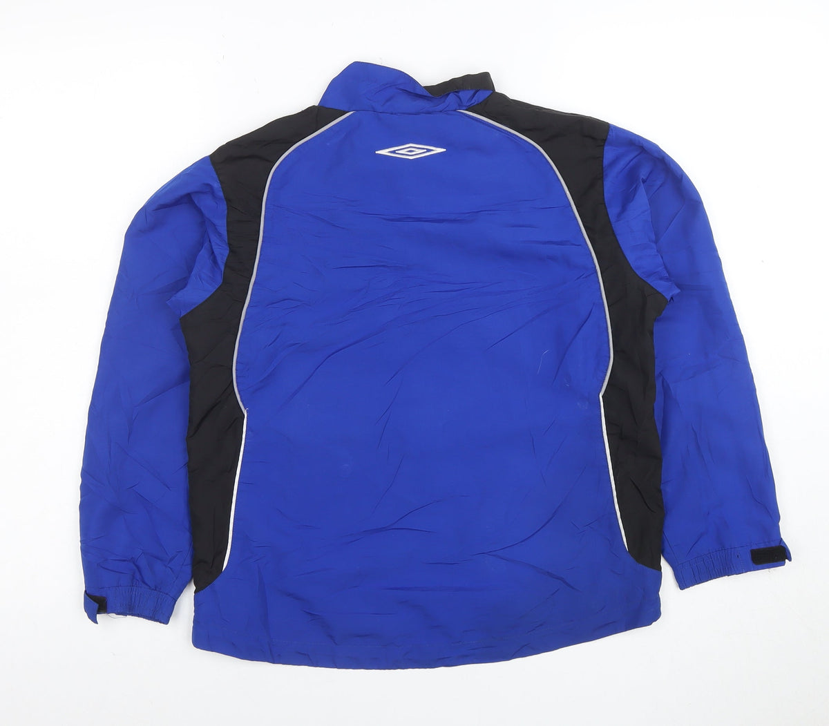Umbro Boys Blue Track Jacket Size 10 Years Lightweight Full Zip Sports Top
