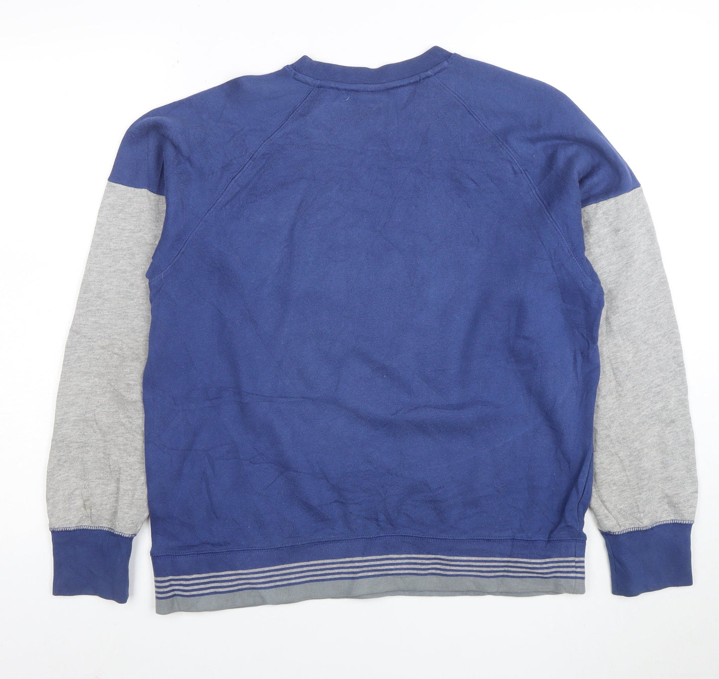 Jordan Boys Blue & Grey Crew Neck Sweatshirt XL 13-15 Years Cotton Blend