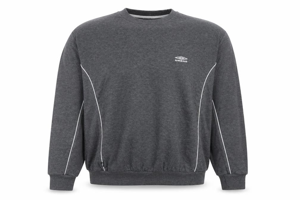 Umbro Mens Grey XL Crew Neck Pullover Sweatshirt