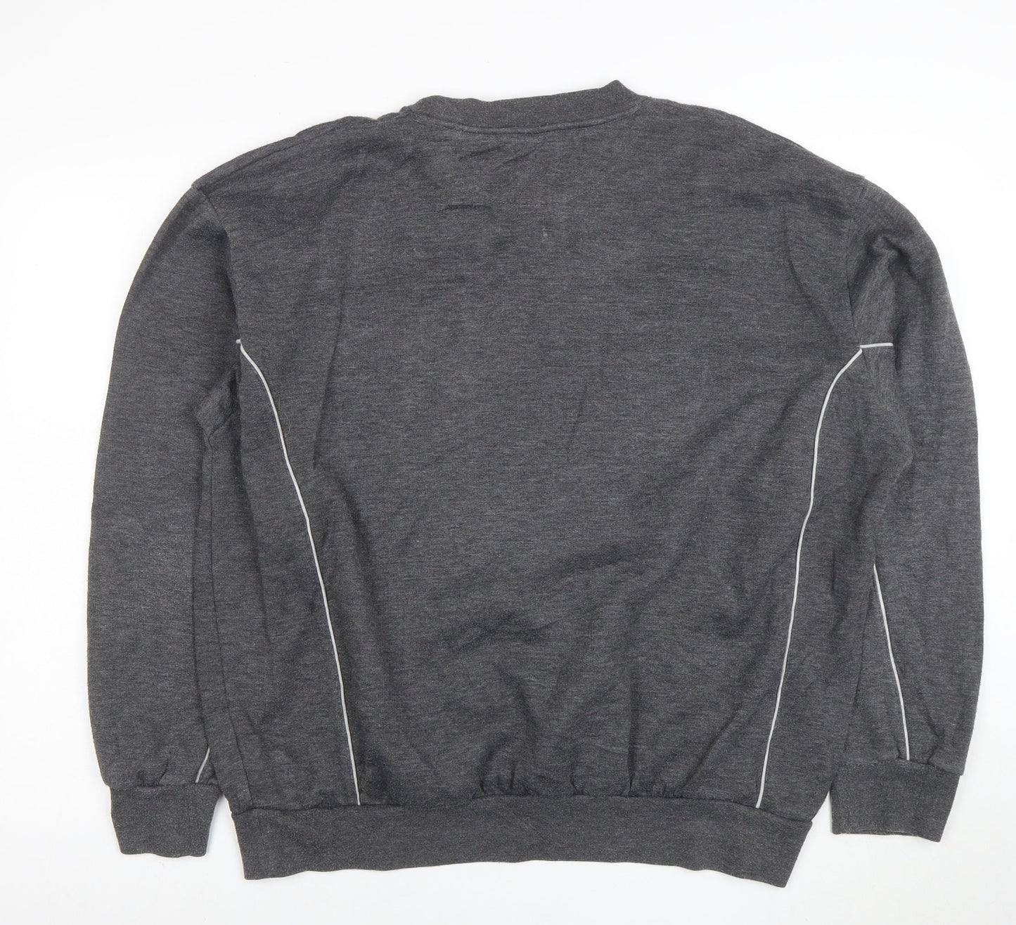Umbro Mens Grey XL Crew Neck Pullover Sweatshirt