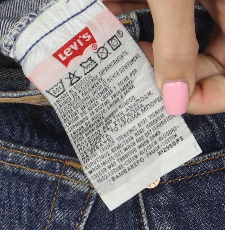 Levi's 501 Women's Blue Straight Leg Jeans W25 L32 Vintage Denim