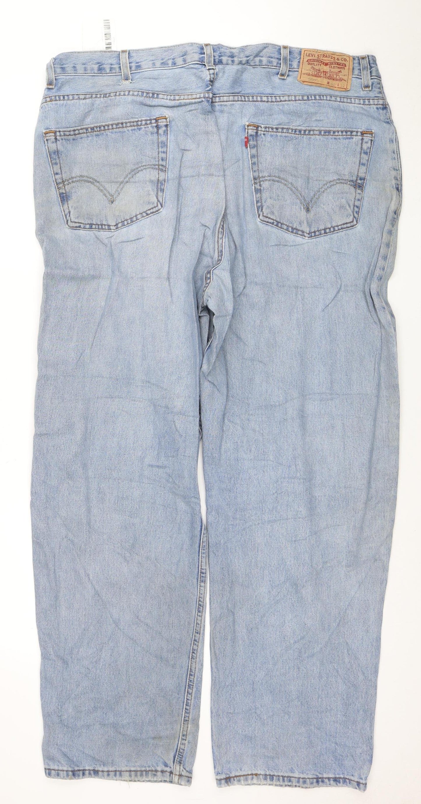 Levi's 550 Men's Blue Relaxed Fit Straight Jeans W42 L32