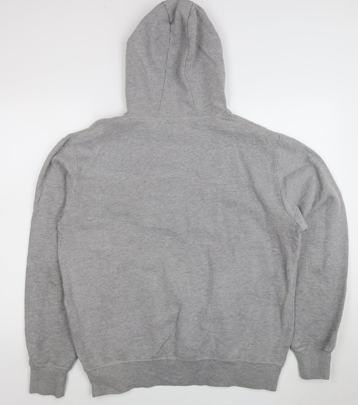 Ellesse Men’s Grey Pullover Hoodie XL Fleece Logo Sweatshirt