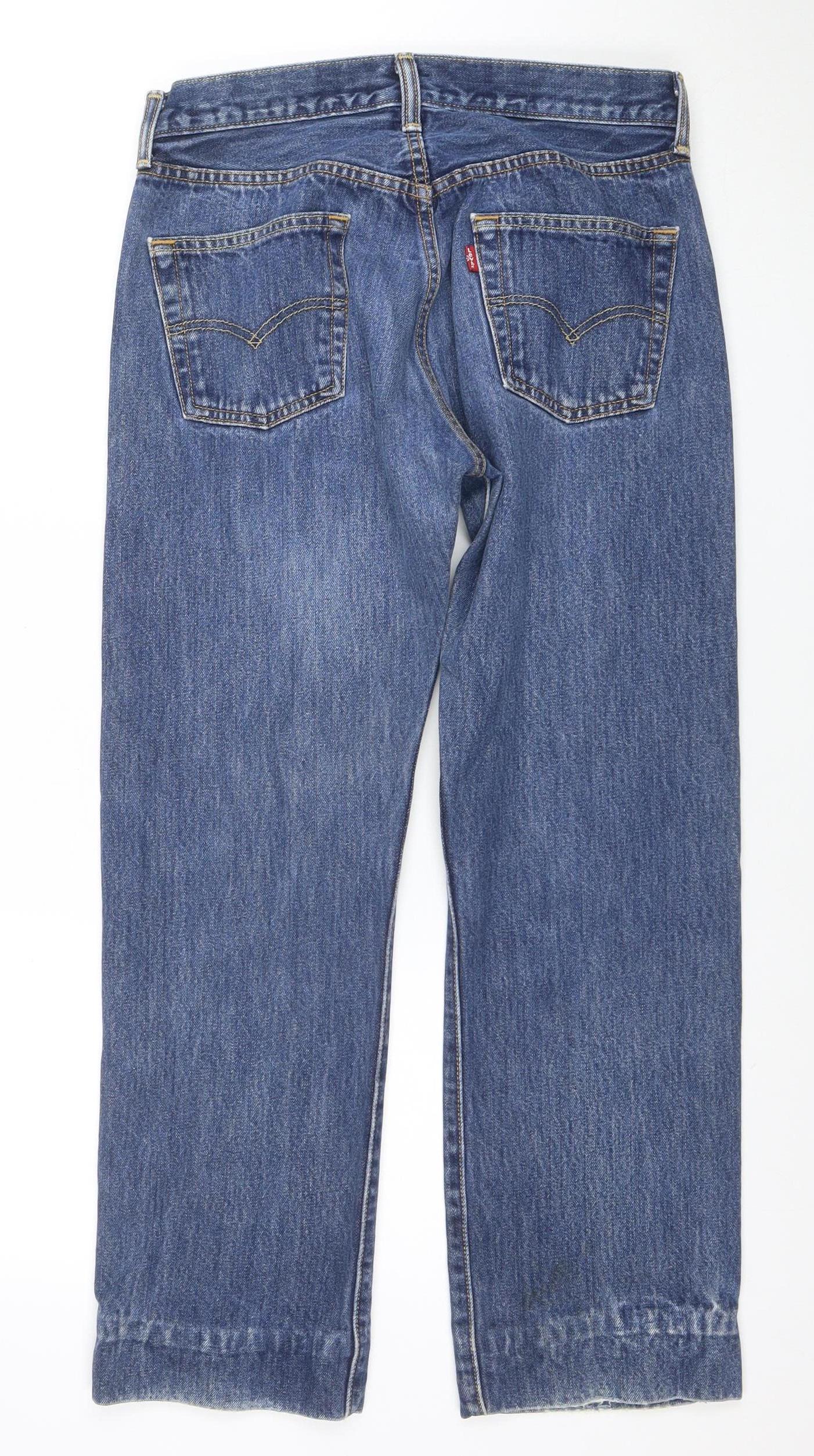 Levi's 501 Men's Blue 30x30 Straight Fit Denim Jeans