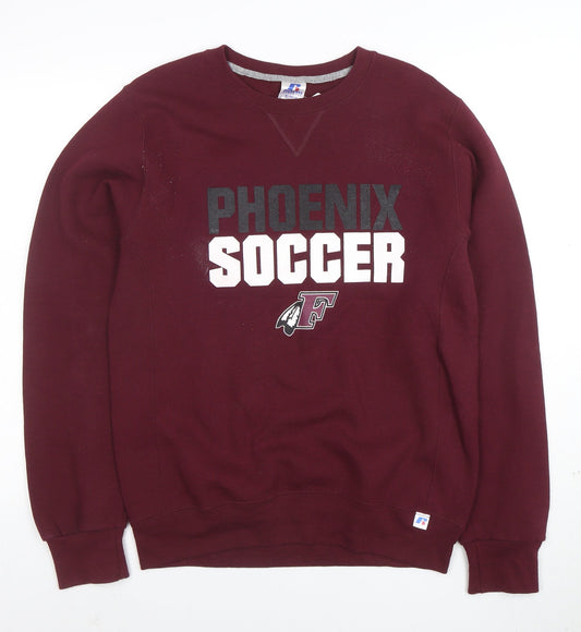 Russell Athletic Men's Red Small Pullover Sweatshirt Phoenix Soccer