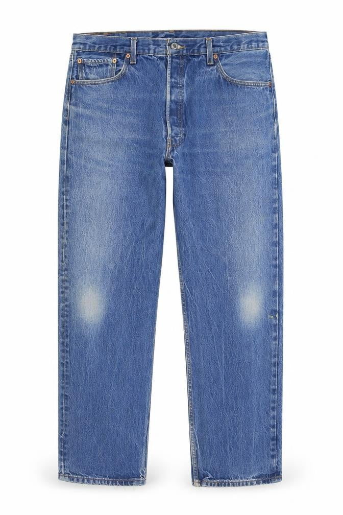 Levi's 501 Men Blue 34x40 Straight Leg Denim Jeans