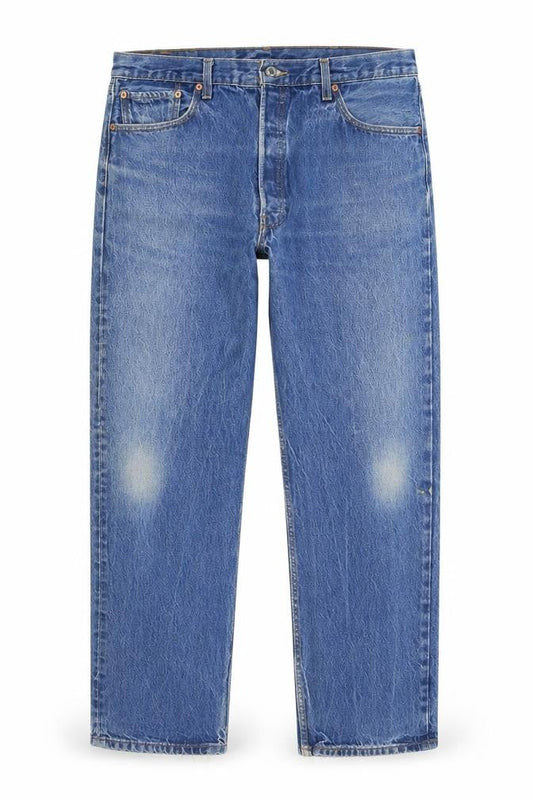 Levi's 501 Men Blue 34x40 Straight Leg Denim Jeans