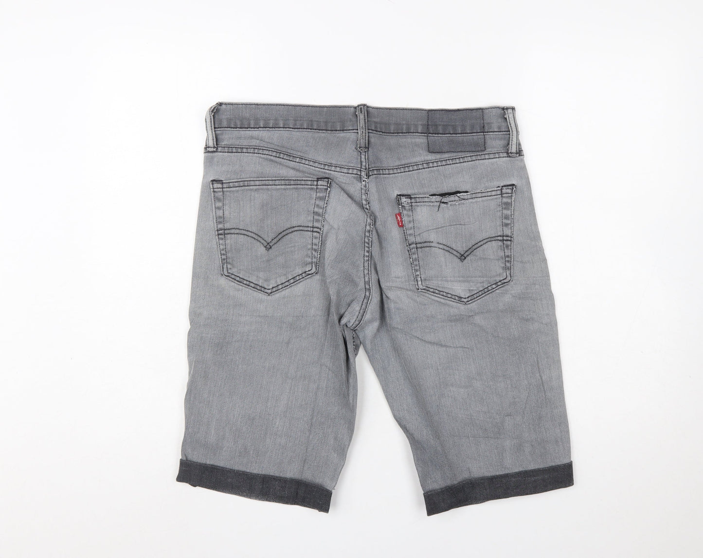 Levi's Men's Grey Denim Regular Fit Chino Shorts W33 L34