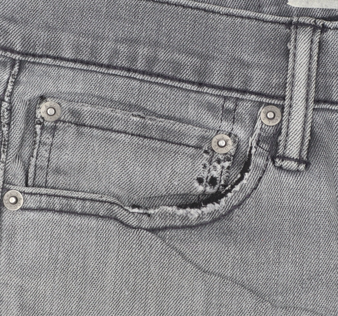 Levi's Men's Grey Denim Regular Fit Chino Shorts W33 L34